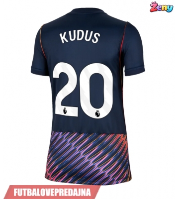 Lacne Ženy Futbalové dres Tottenham Hotspur Mohammed Kudus #20 2026-27 Krátky Rukáv - Preč